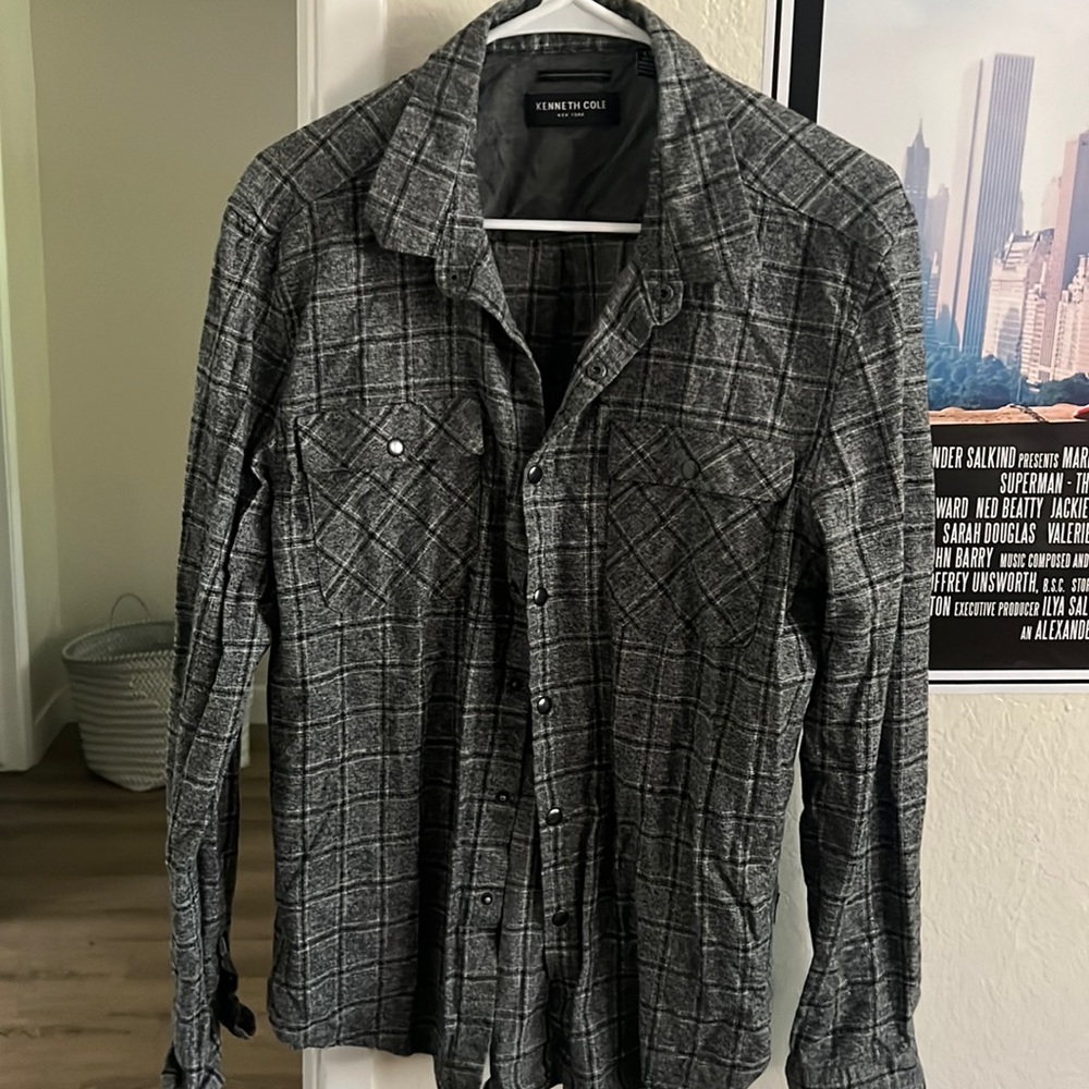 Kenneth Cole flannel shirt.